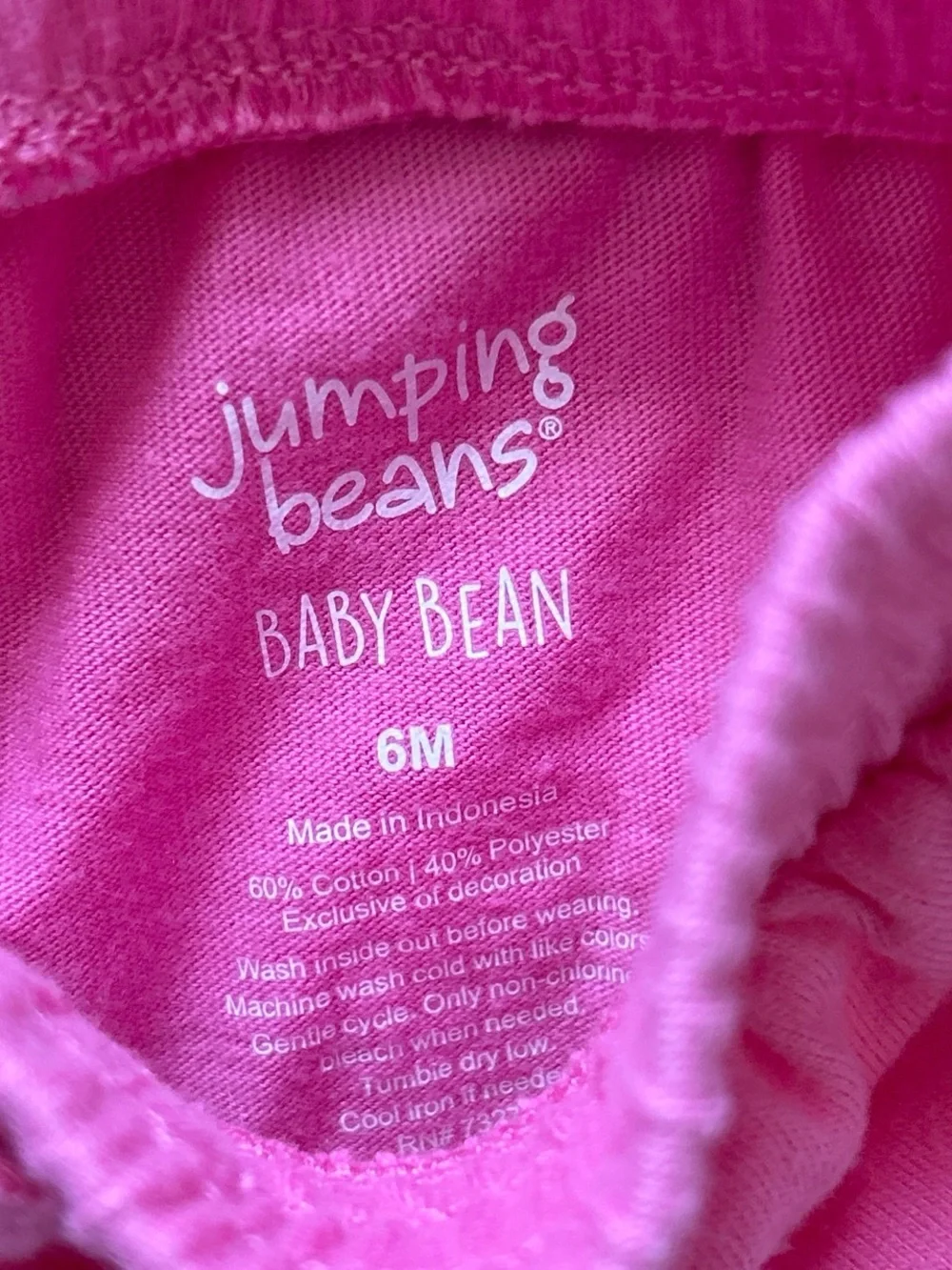 jumping beans pink ruffle